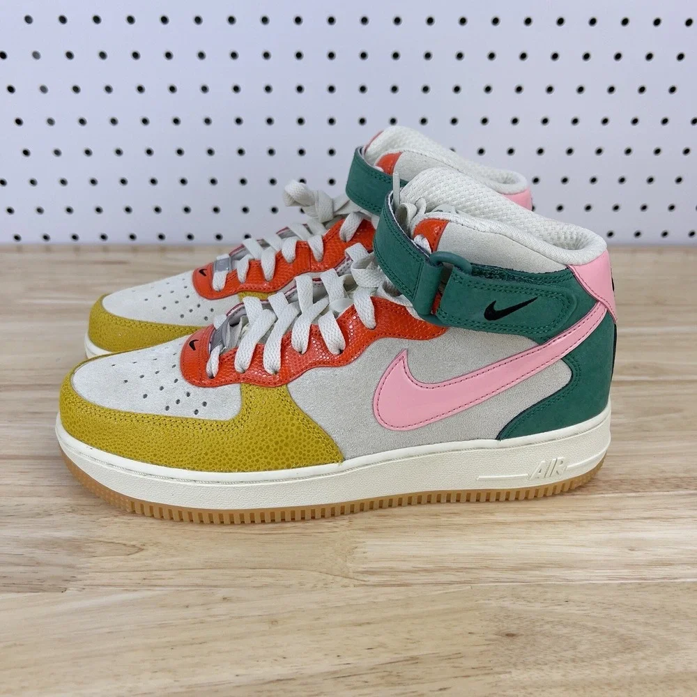 Nike Air Force 1 Mid Coconut Milk Gray 2022 nby Af1 New Mens Size 11.5